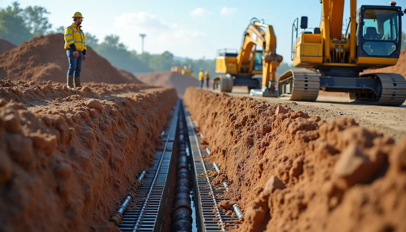 Kazı güvenliği şantiye alanı inşaat